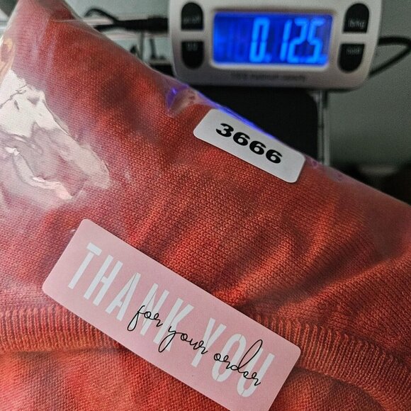 Thomas Pink XL Mens V-Neck Knit Sweater 100% Merino Wool Orange Made in Italy - Picture 12 of 12